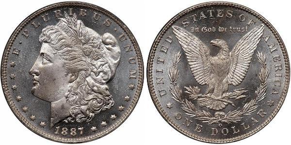 1 Доллар США (1776 - ) Серебро 