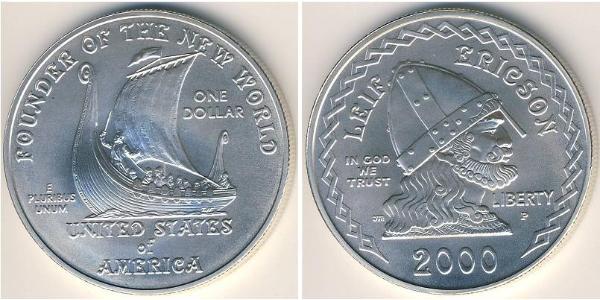 1 Доллар США (1776 - ) Серебро 
