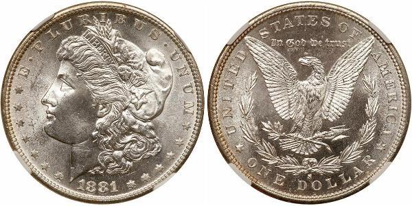 1 Доллар США (1776 - ) Серебро 
