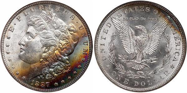 1 Доллар США (1776 - ) Серебро 