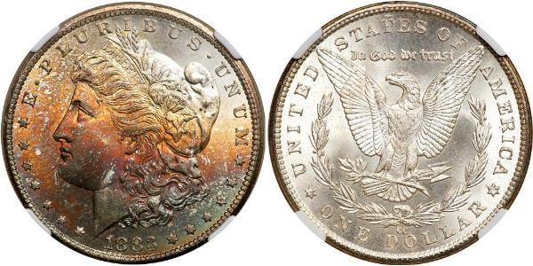 1 Доллар США (1776 - ) Серебро 