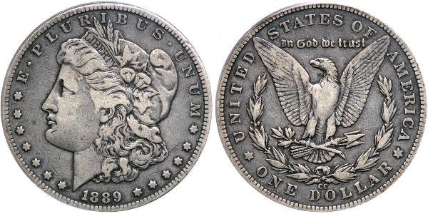 1 Доллар США (1776 - ) Серебро 
