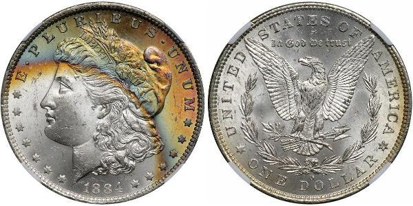 1 Доллар США (1776 - ) Серебро 