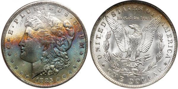 1 Доллар США (1776 - ) Серебро 
