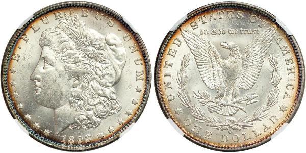 1 Доллар США (1776 - ) Серебро 