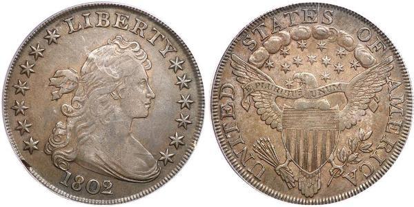 1 Доллар США (1776 - ) Серебро Anne Willing Bingham (1764-1801)