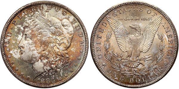 1 Доллар США (1776 - ) Серебро 