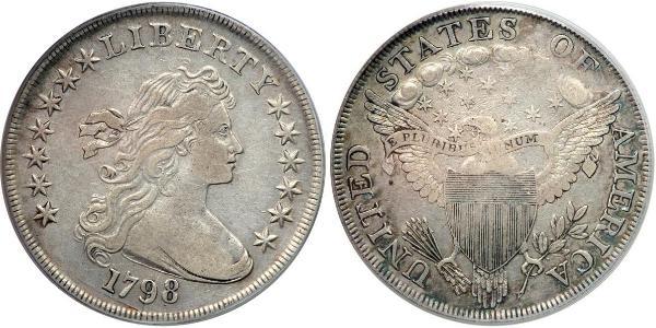 1 Доллар США (1776 - ) Серебро Anne Willing Bingham (1764-1801)