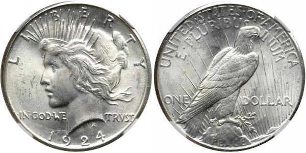 1 Доллар США (1776 - ) Серебро 