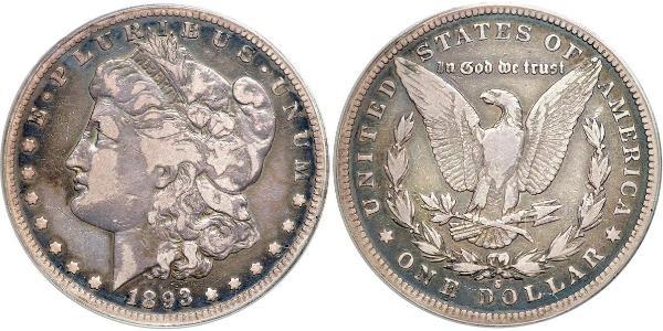 1 Доллар США (1776 - ) Серебро 