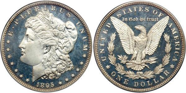 1 Доллар США (1776 - ) Серебро 