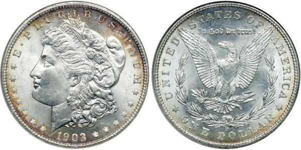 1 Доллар США (1776 - ) Серебро 