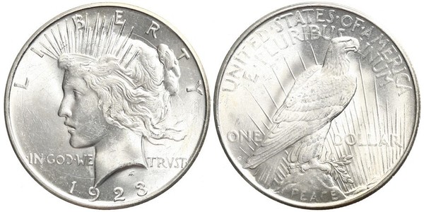 1 Доллар США (1776 - ) Серебро 