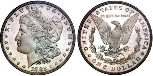 1 Доллар США (1776 - ) Серебро 