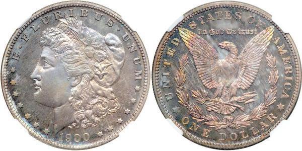 1 Доллар США (1776 - ) Серебро 