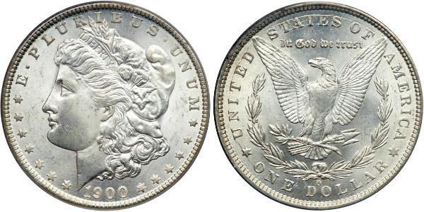 1 Доллар США (1776 - ) Серебро 