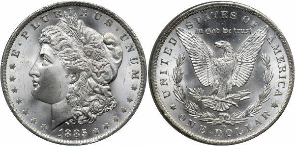 1 Доллар США (1776 - ) Серебро 