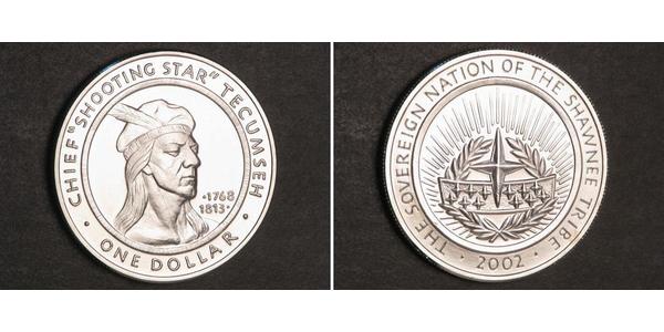 1 Доллар США (1776 - ) Серебро 