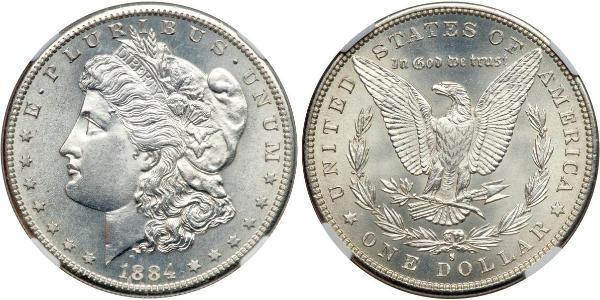1 Доллар США (1776 - ) Серебро 