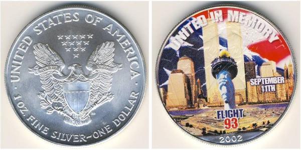 1 Доллар США (1776 - ) Серебро 