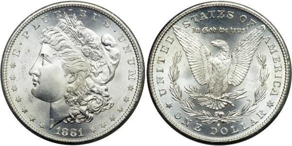 1 Доллар США (1776 - ) Серебро 