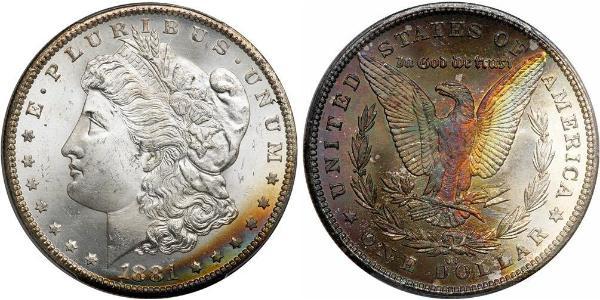 1 Доллар США (1776 - ) Серебро 