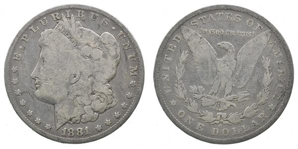 1 Доллар США (1776 - ) Серебро 
