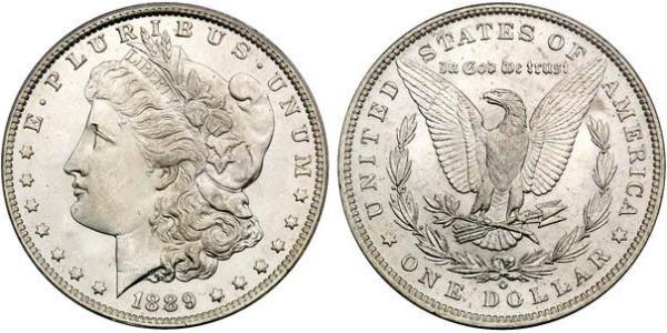 1 Доллар США (1776 - ) Серебро 