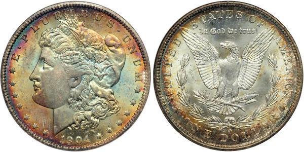 1 Доллар США (1776 - ) Серебро 