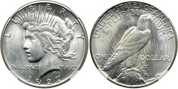 1 Доллар США (1776 - ) Серебро 