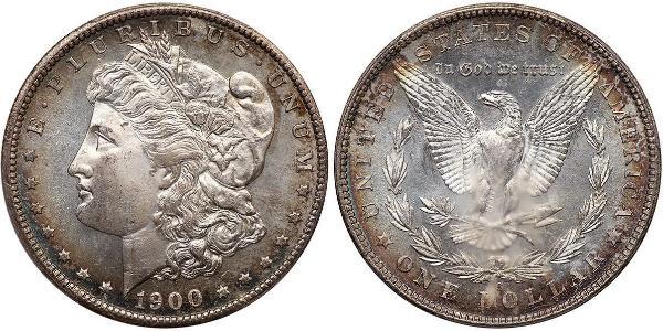 1 Доллар США (1776 - ) Серебро 
