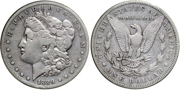 1 Доллар США (1776 - ) Серебро 