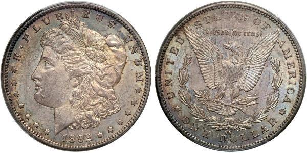 1 Доллар США (1776 - ) Серебро 