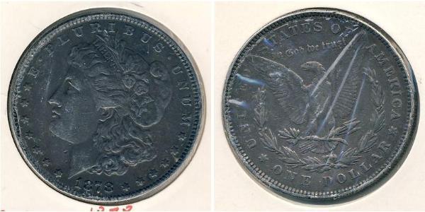 1 Доллар США (1776 - ) Серебро 