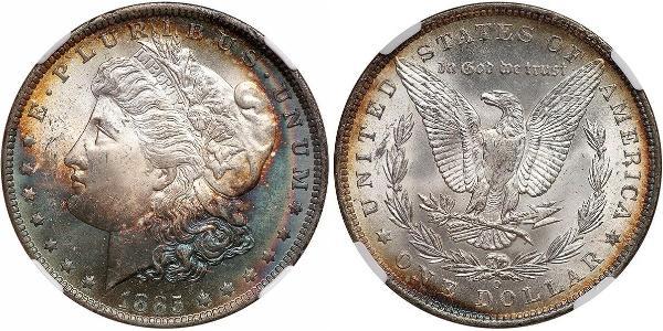 1 Доллар США (1776 - ) Серебро 