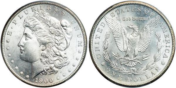 1 Доллар США (1776 - ) Серебро 