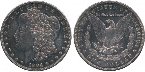 1 Доллар США (1776 - ) Серебро 