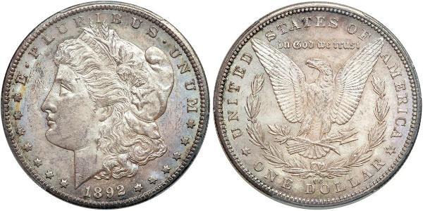 1 Доллар США (1776 - ) Серебро 