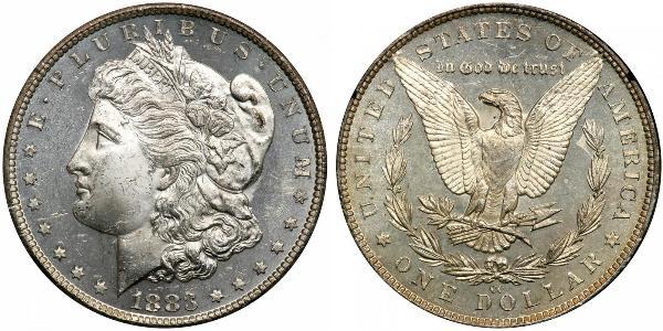 1 Доллар США (1776 - ) Серебро 