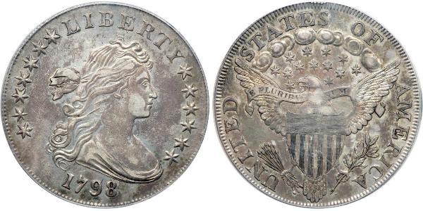 1 Доллар США (1776 - ) Серебро Anne Willing Bingham (1764-1801)