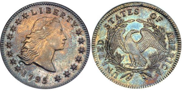 1 Доллар США (1776 - ) Серебро 