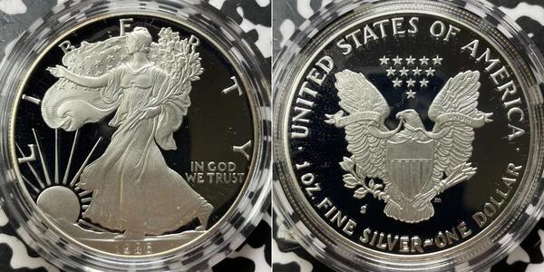 1 Доллар США (1776 - ) Серебро 
