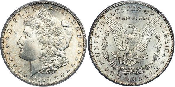1 Доллар США (1776 - ) Серебро 