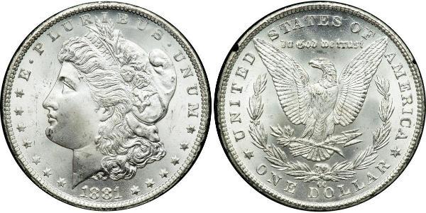 1 Доллар США (1776 - ) Серебро 