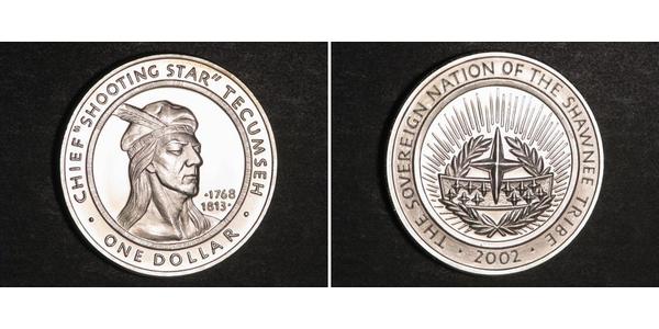 1 Доллар США (1776 - ) Серебро 