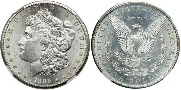 1 Доллар США (1776 - ) Серебро 