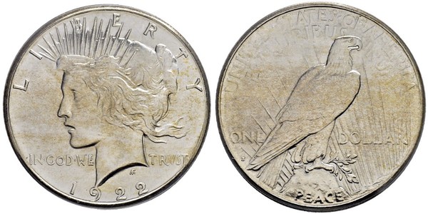 1 Доллар США (1776 - ) Серебро 