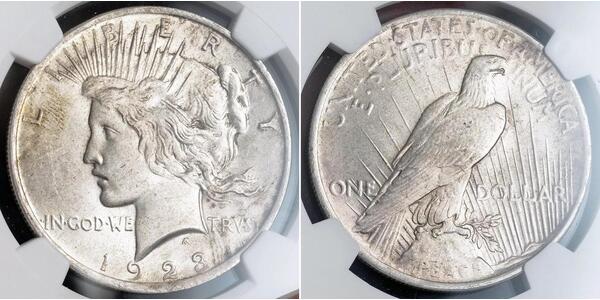 1 Доллар США (1776 - ) Серебро 