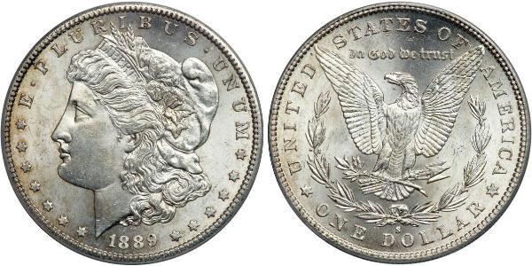 1 Доллар США (1776 - ) Серебро 
