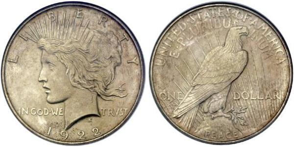 1 Доллар США (1776 - ) Серебро 
